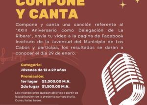 06 INJUVE Los Cabos te invita a participar en el concurso “Compone y Canta” 1