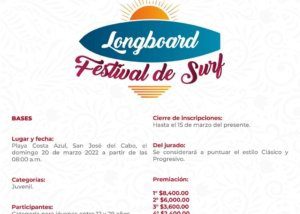 01 Se esperan las mejores olas para surfear en el Longboard Festival de Surf que se realizará en Costa Azul