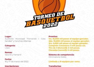 01 Ya están abiertas las inscripciones para el Torneo de Basquetbol 2022 en Los Cabos