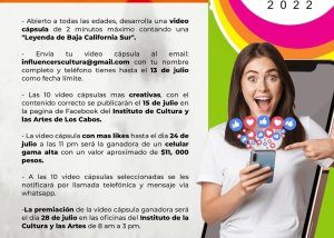 02 El XIV Ayuntamiento de Los Cabos te invita a participar en el concurso “Influencers por la Cultura” 1