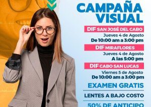 06 Atención SJC, CSL y Miraflores, DIF Los Cabos y La Vista óptica continuará con su campaña visual