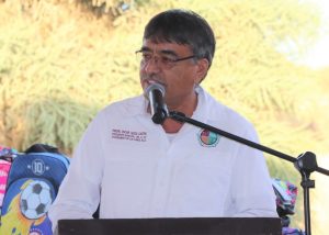 01 Con banderazo, el alcalde Oscar Leggs Castro da inicio a obras de pavimentación y alumbrado púbico en El Tezal3