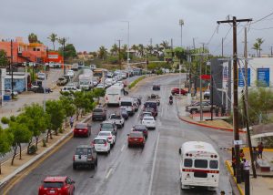 02 Se mantiene la suspensioìn parcial de algunas rutas de urbanos y colectivos a causa de los efectos de la Tormenta Tropical “Javier” en Los Cabos