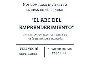 09 El Instituto de las Mujeres invita a la conferencia “El ABC del Emprendimiento”.1