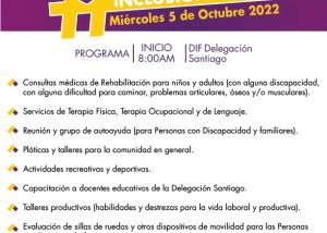 06 DIF Los Cabos y el CRIT BCS celebrarán las Jornadas de Inclusión Social este 5 y 6 de octubre en Santiago y Miraflores