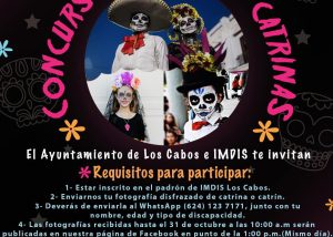 07 IMDIS Los Cabos invita a participar en el “Concurso de Catrín y Catrinas” que se realizará vía Facebook.1