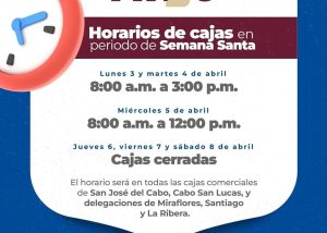 07 Con motivo a semana santa, el OOMSAPAS Los Cabos cerrará cajas recaudadoras los días jueves, viernes y sábado1