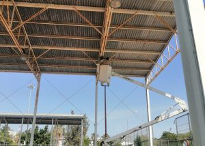 03 Avanza INDEM Los Cabos en la rehabilitación de espacios deportivos instalando más y mejor iluminación2