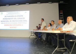 01 Activan en Los Cabos el Consejo Municipal de Proteccioìn Civil por huracaìn ‘’Beatriz’’ 01
