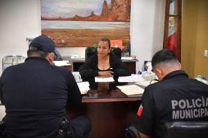 FOTO 1 Instalarán módulo informativo en la delegación de CSL para aspirantes a policías municipales